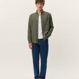 Konrad Check Flannel Shirt (Light Sand)