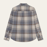 Jeremy Check Flannel Shirt (Grey Melange)