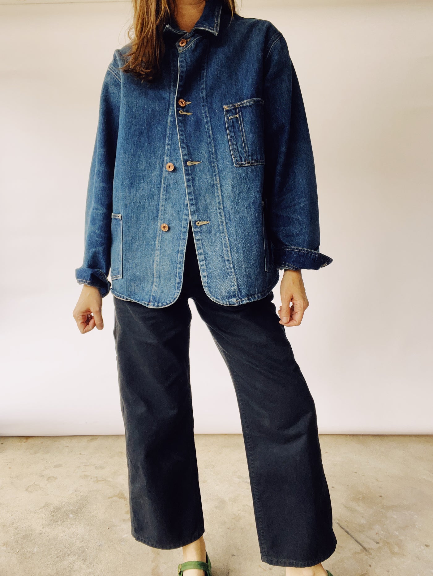 The Barn Coat in Denim – The Stockist Shop - Main Image