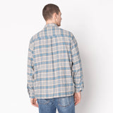 True Shirt Soft Brushed Faded Flannel (Faded Blue)