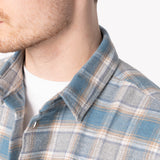 True Shirt Soft Brushed Faded Flannel (Faded Blue)
