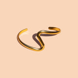 River Wild Cuff - 18K Gold Plated