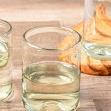 Handblown Mexican DOF Glasses (Clear)