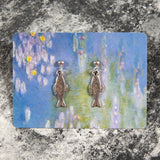 Vintage Silver Fish Earrings