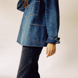 The Barn Coat in Denim