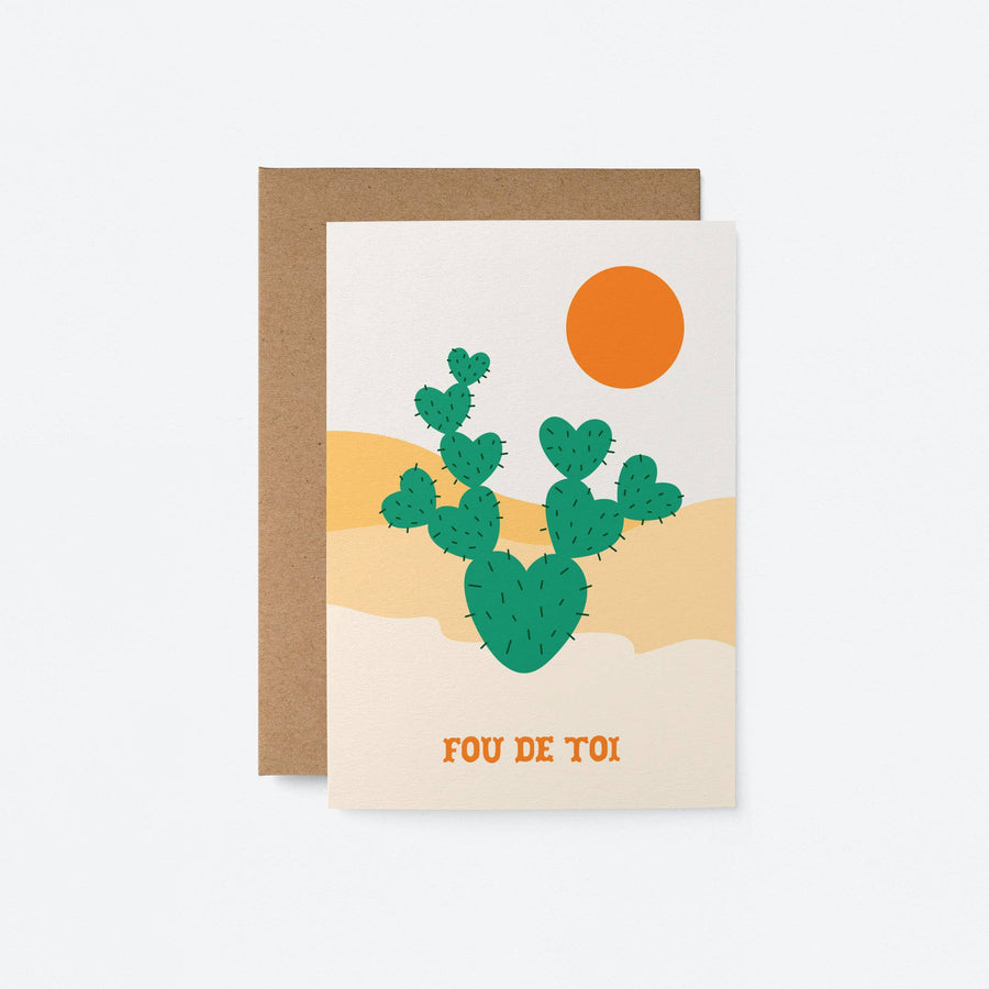 Wild about you - Love Greeting Card