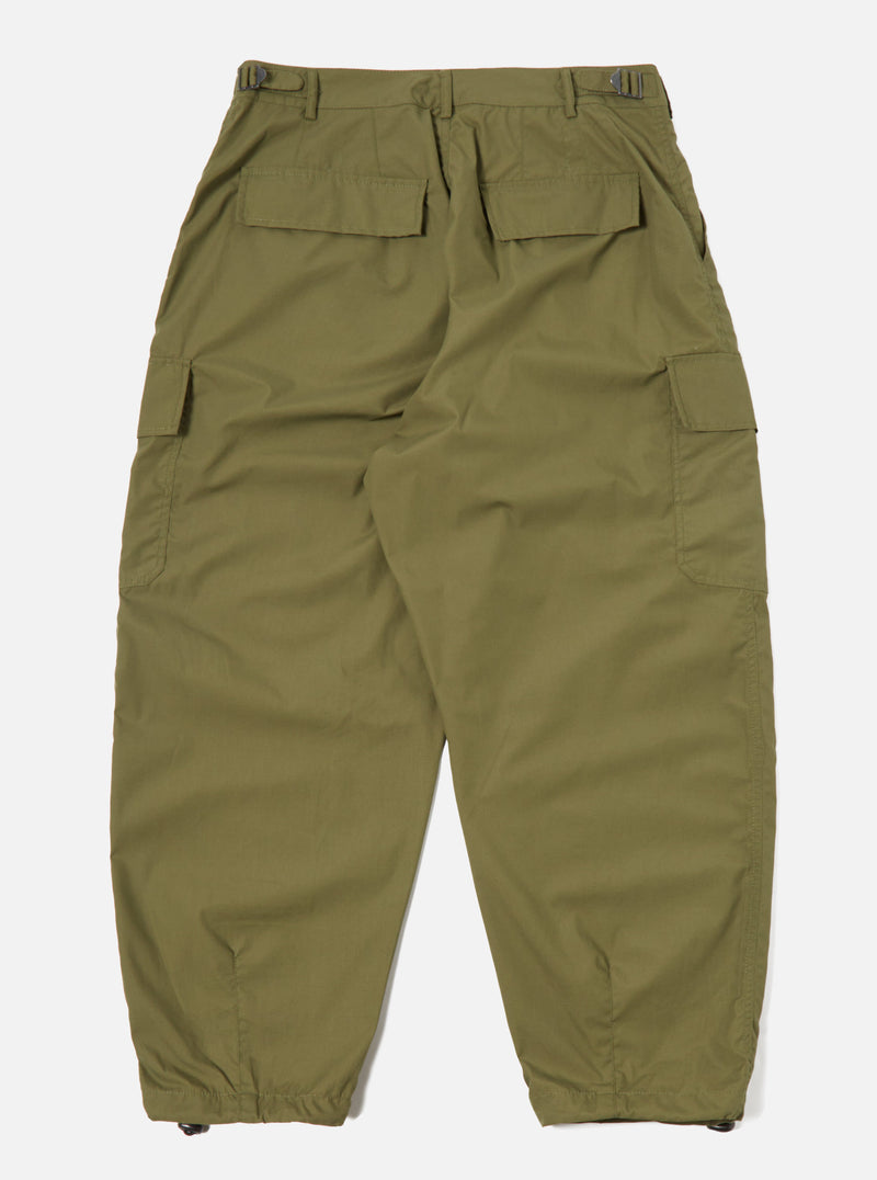 Loose Cargo Pant in Olive Recycled Poly Tech
