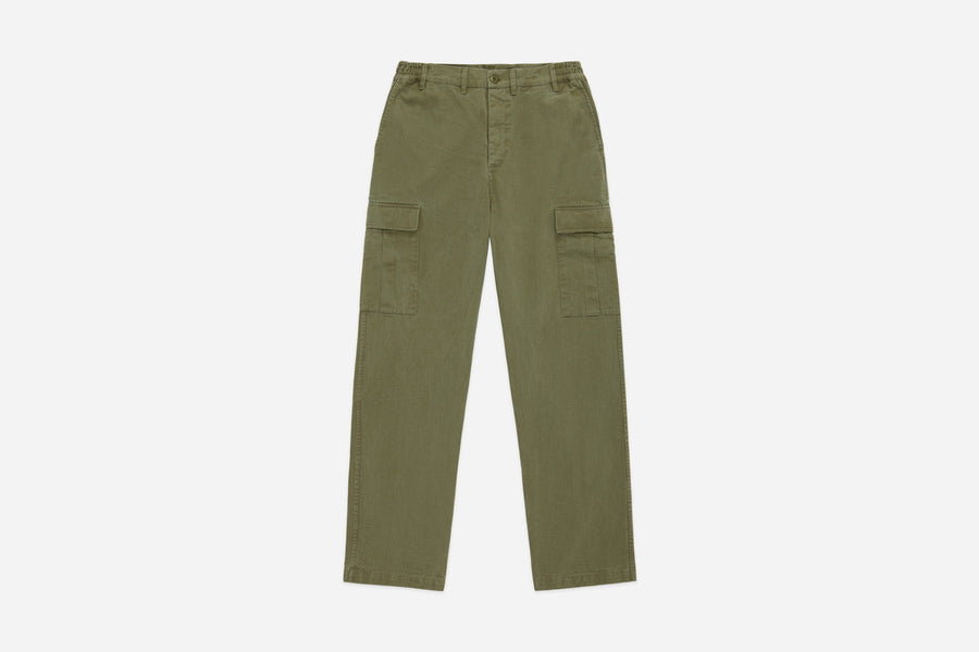 Cargo Pant in Olive Twill