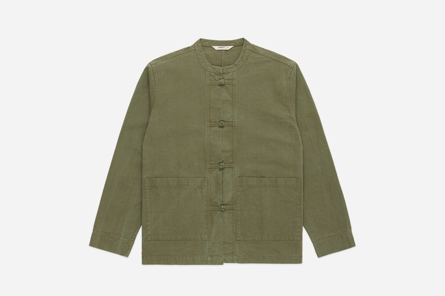 Kung Fu Jacket in Olive Twill