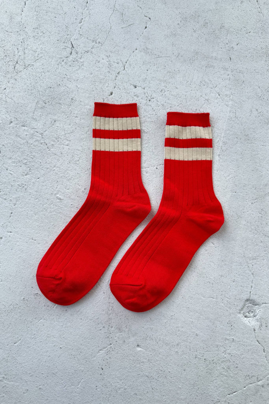 Her Socks - Varsity: Red