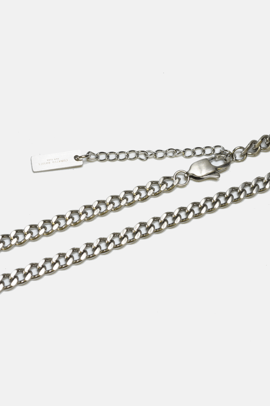 5mm Curb Chain Necklace: Stainless steel