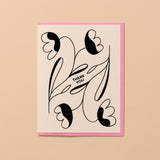 Tulip Floral Pretty Thank You Card Spring Easter