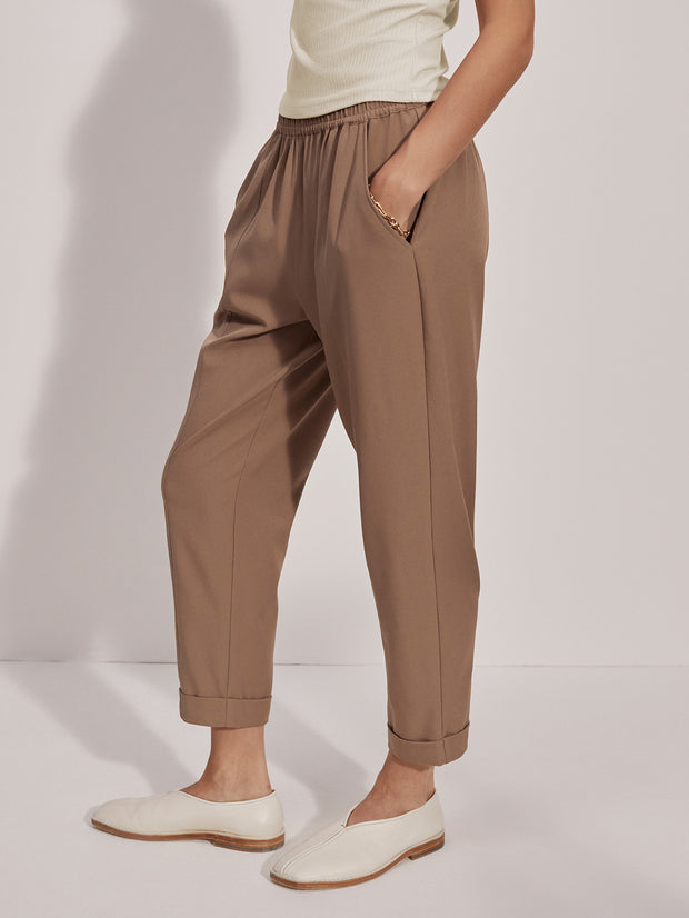 Oakland Turnup Taper Pant 25 (Taupe Stone)
