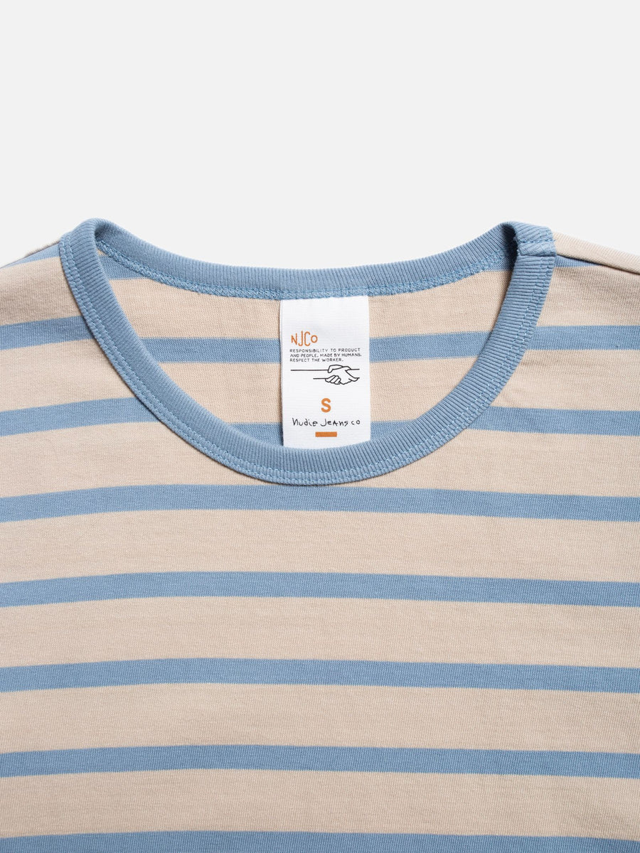 Joni Breton Stripe T-Shirt (Blue/Beige)