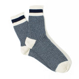Tuck Cuff Stripe (Navy Melange)
