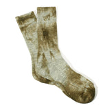 Uneven Dyed Sport Socks (Green)