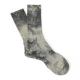 Uneven Dyed Sport Socks (Melange Grey)