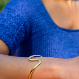 River Wild Cuff - 18K Gold Plated