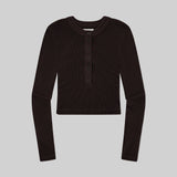 Varra Henley in Chocolate