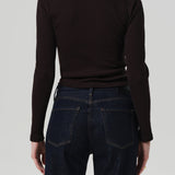 Varra Henley in Chocolate