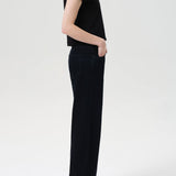 Low Curve Jean Crop in Crushed