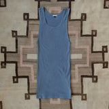 Tubular Ribknit Tank Top (Indigo)