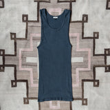 Tubular Ribknit Tank Top (Faded Black)