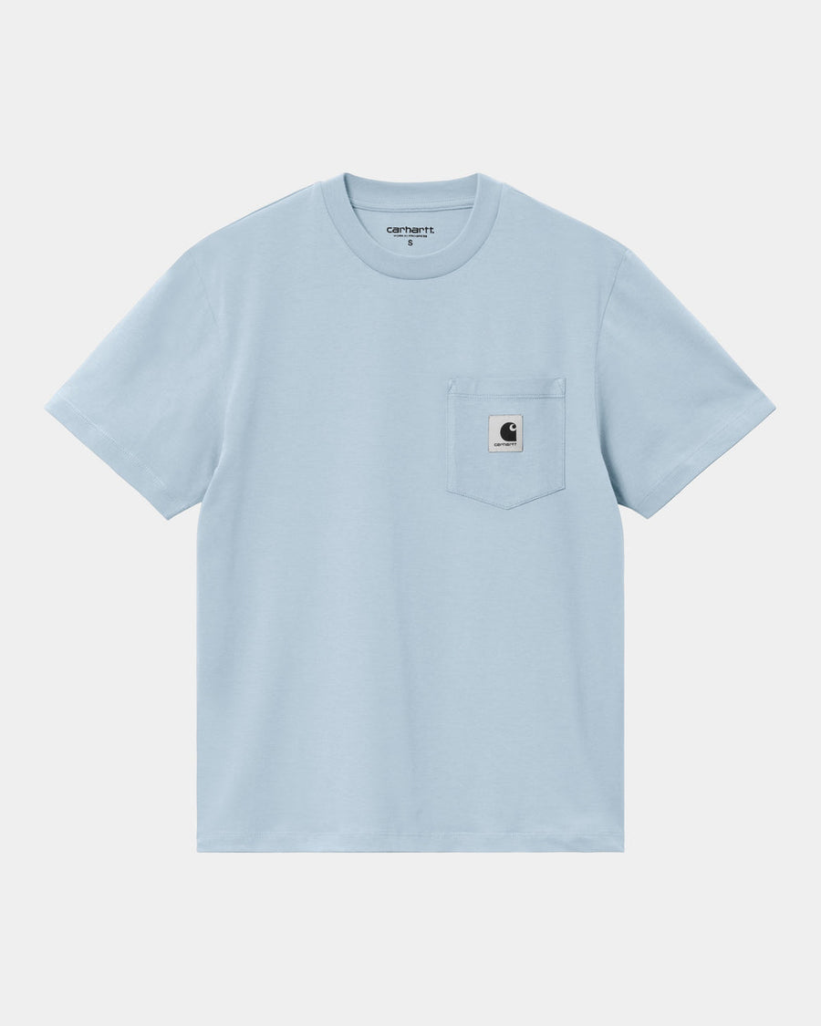 W' S/S Pocket T-Shirt (Frosted Blue)
