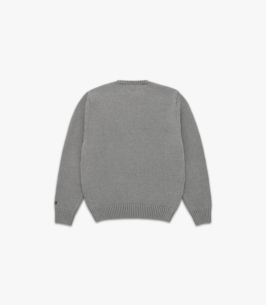 Ivy Cotton Sweater (Heather Grey)