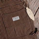 Ortega Pant (Brown Herringbone)