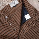 Ortega Pant (Brown Herringbone)