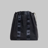 Summit Tote Large (Black Tech Satin)