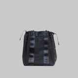 Summit Tote Medium (Black Tech Satin)