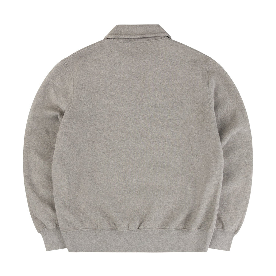 1/4 Zip Sweater (Grey Marl)