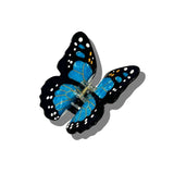 Hand-painted Monarch Butterfly Claw Hair Clip (Orange)