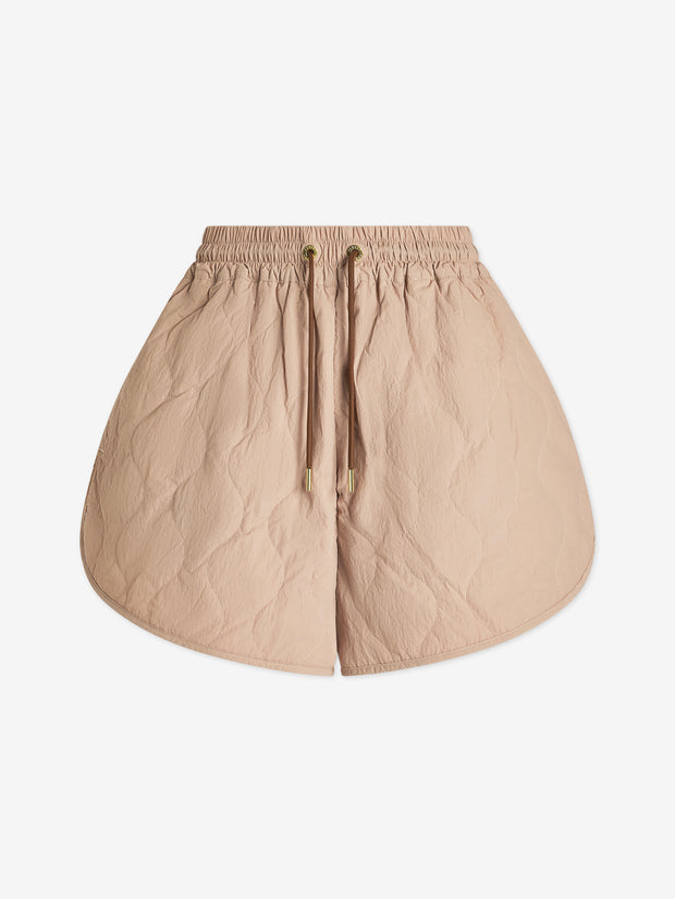 Connel Quilt Short (Warm Taupe)