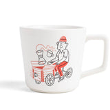 12oz Angle Drip Ceramic Mug (Coffee Cart)