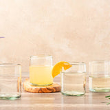 Handblown Mexican DOF Glasses (Clear)