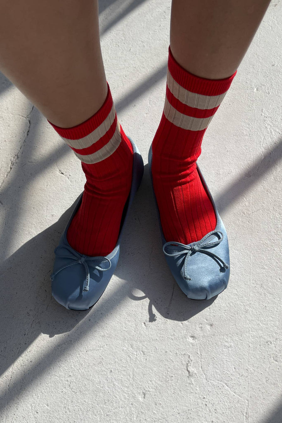 Her Socks - Varsity: Red