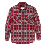 Field Flannel Shirt (Burgundy/Red)