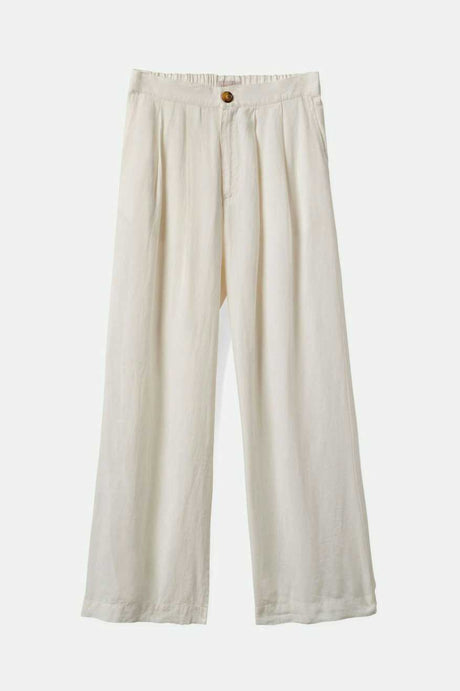 Vintage Linen Wide Leg Pant (Off White)