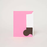I Fucking Love You Letterpress Greeting Card by Ashkahn: Plastic sleeve