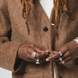 Basic Cardigan (Java Brown)