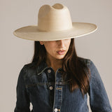 Tate Western Wide Brim Straw Hat (Natural)