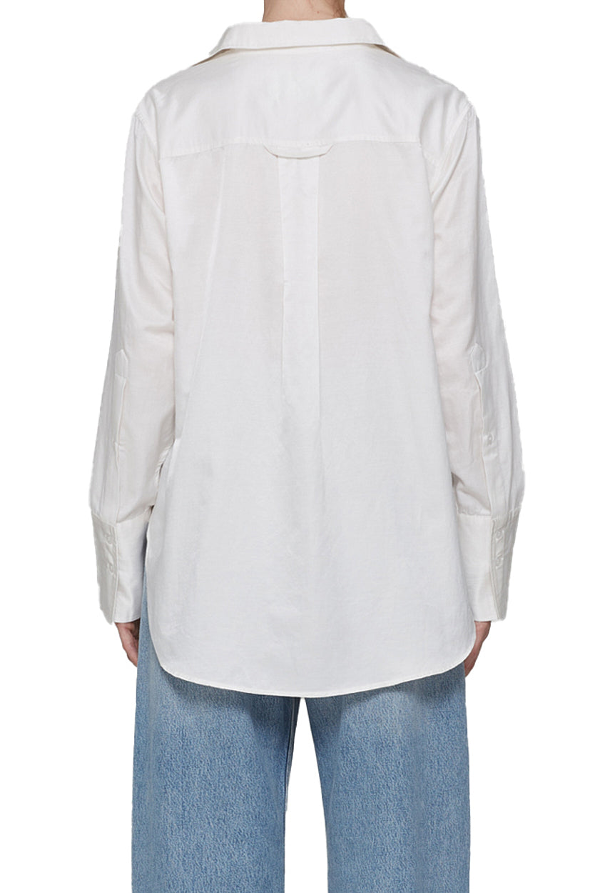 Dree Embroidered Shirt (Optic White)