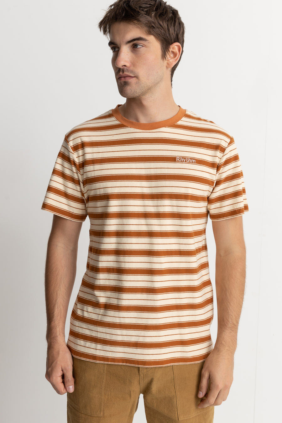 Everyday Stripe SS T-Shirt (Cedar)