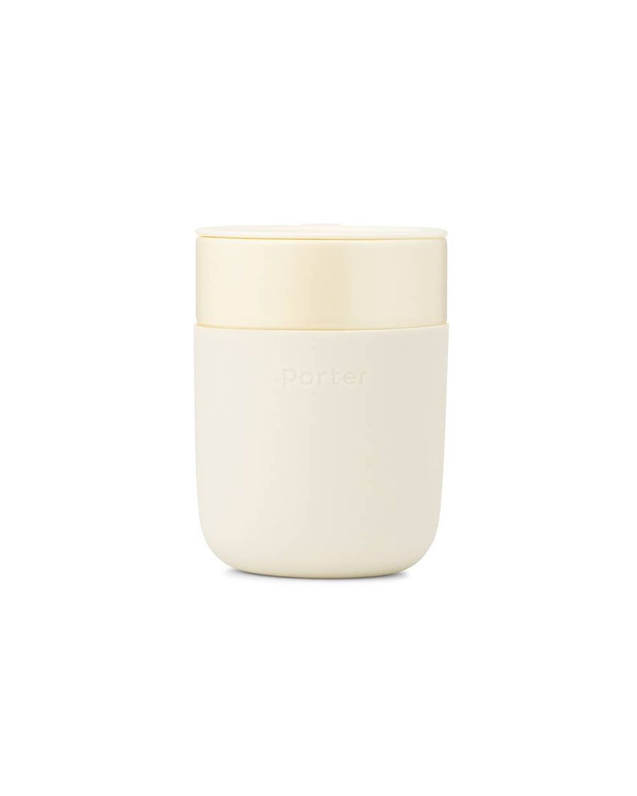 Porter Ceramic Reusable Coffee Mug 12oz: Cream
