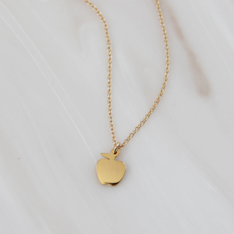 Apple Necklace: Gold / 16 inch