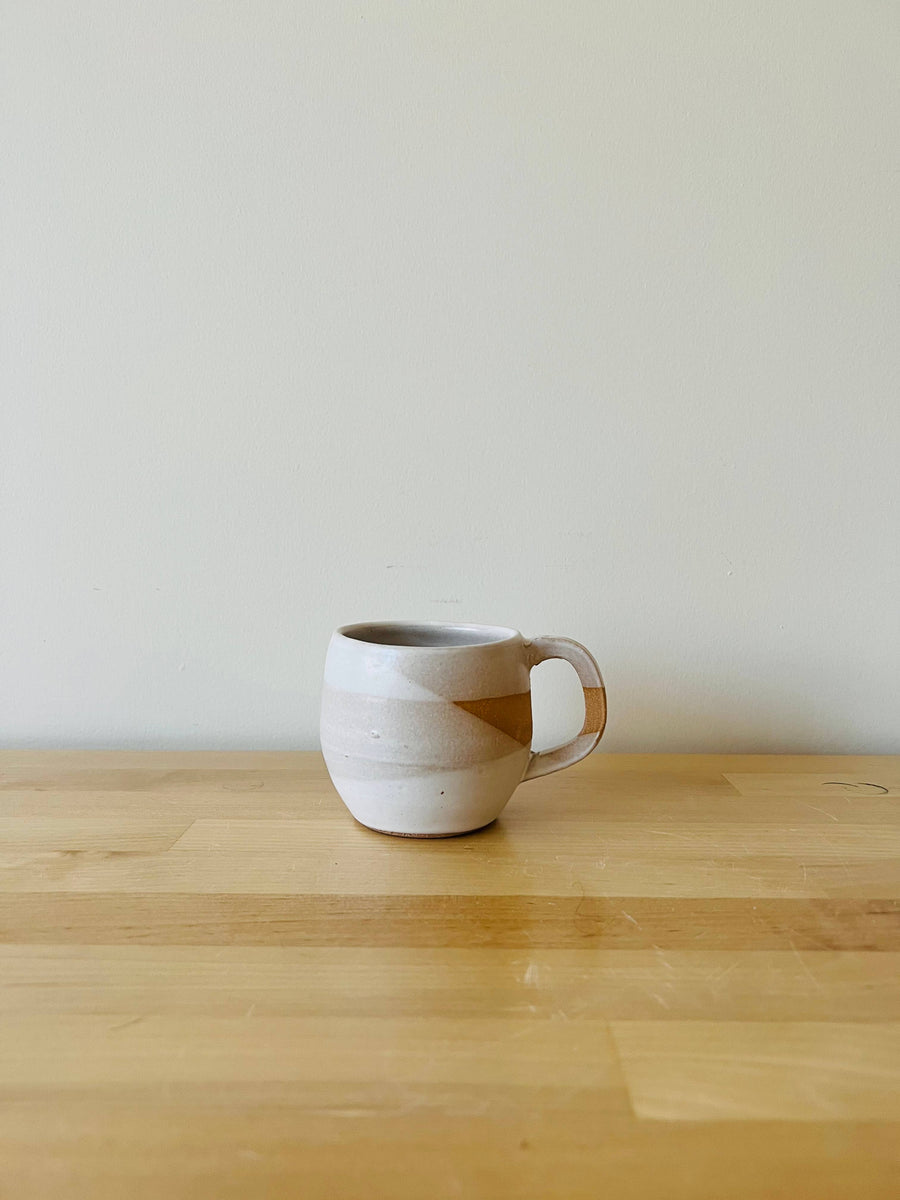 Criss-Cross Espresso Mug/Tea Cup: WHITES