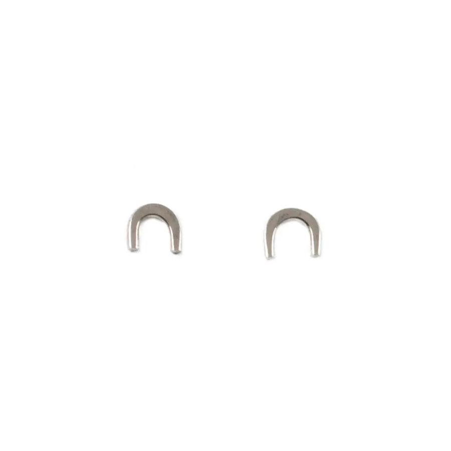 Arch Stud Earrings (Sterling Silver)